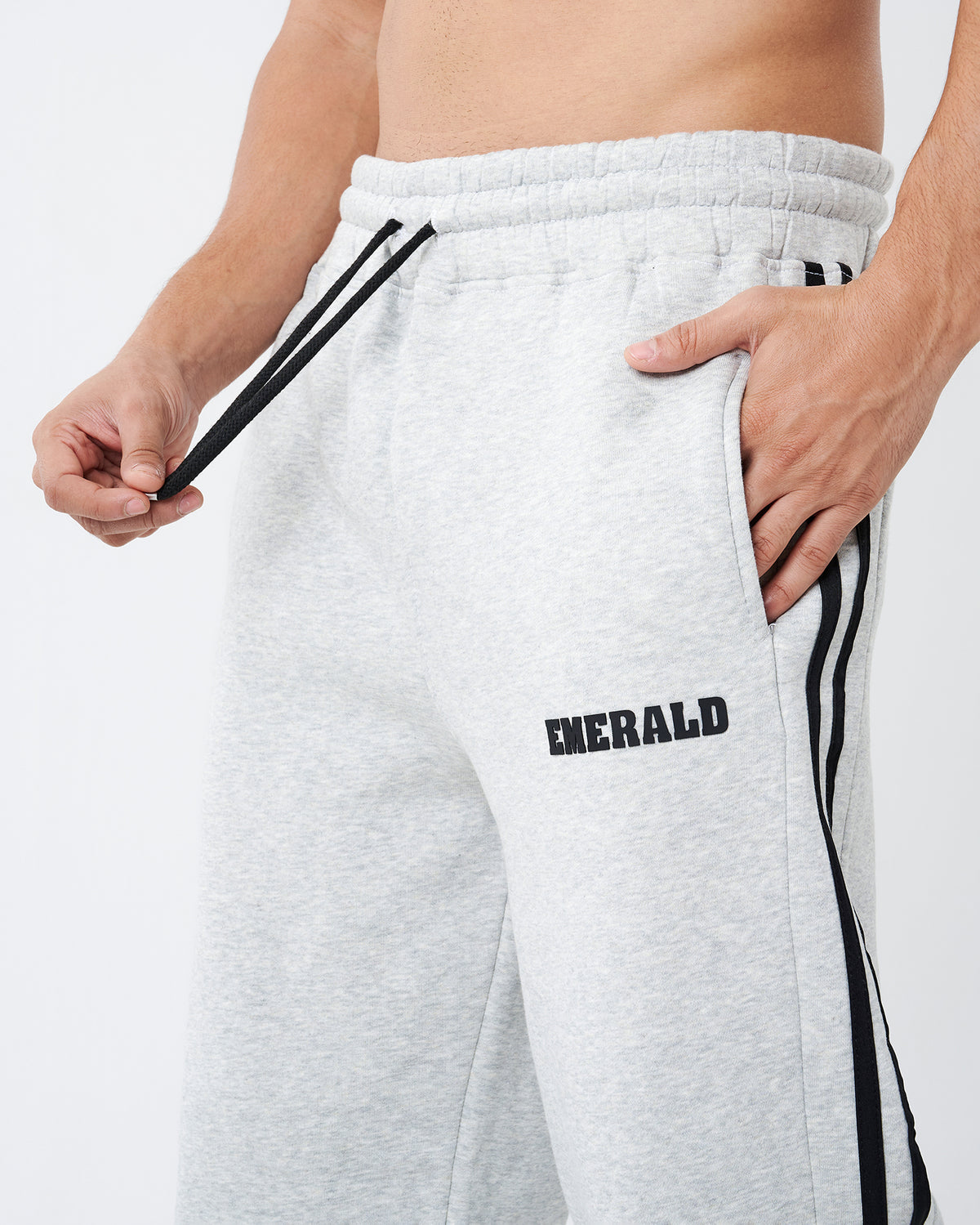Gray Double Straight Sweatpants