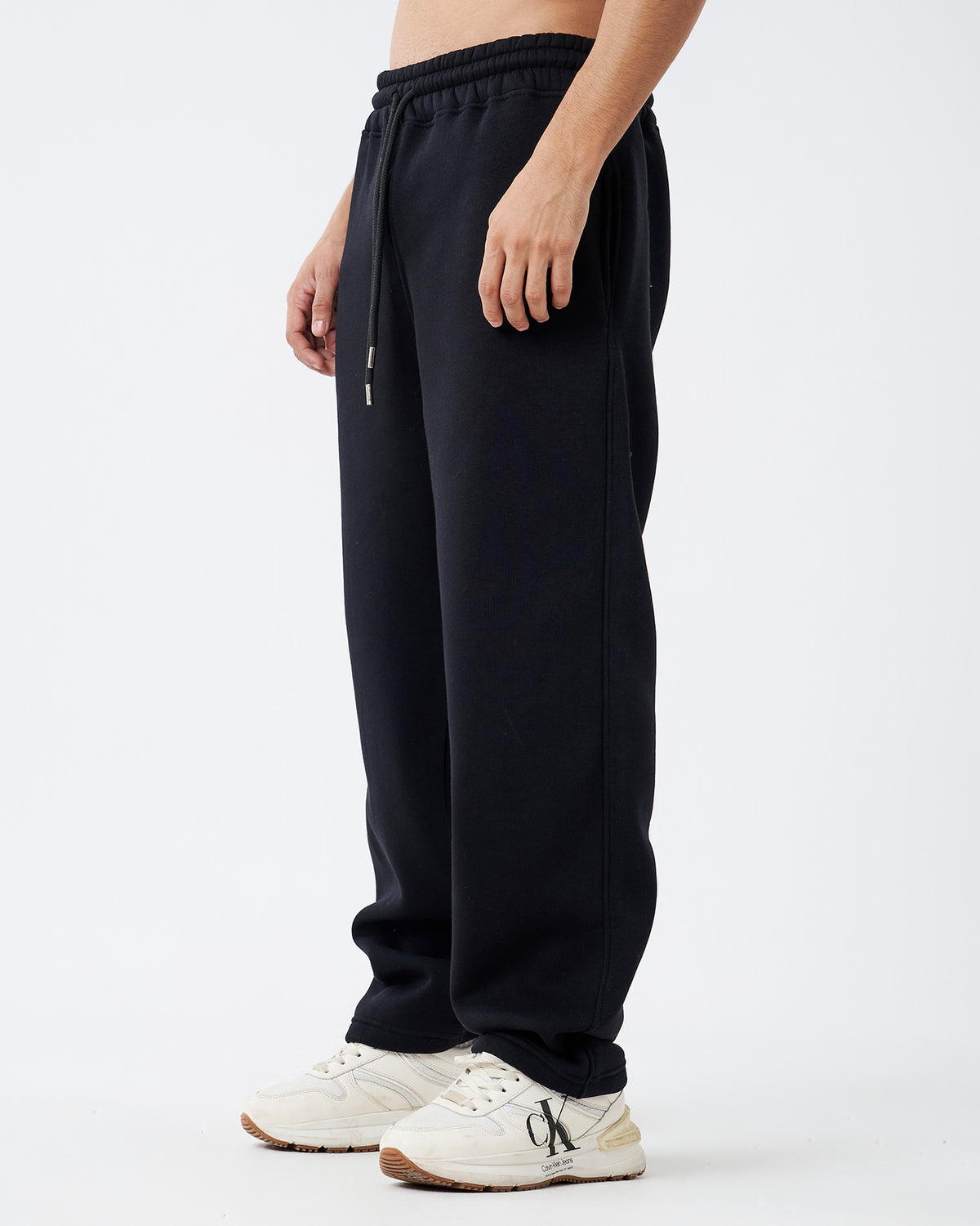 Black Straight Sweatpants