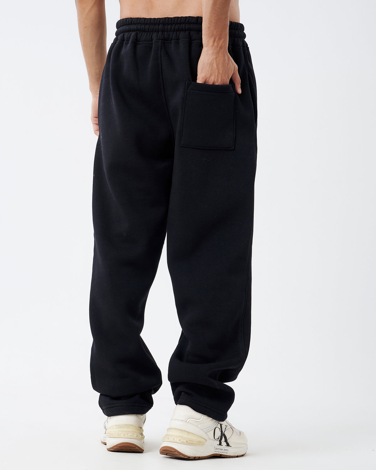Black Straight Sweatpants