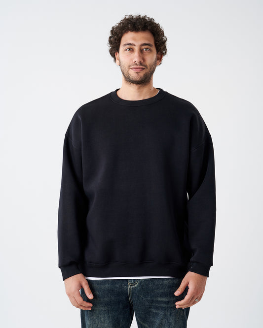 Black Round Sweatshirt