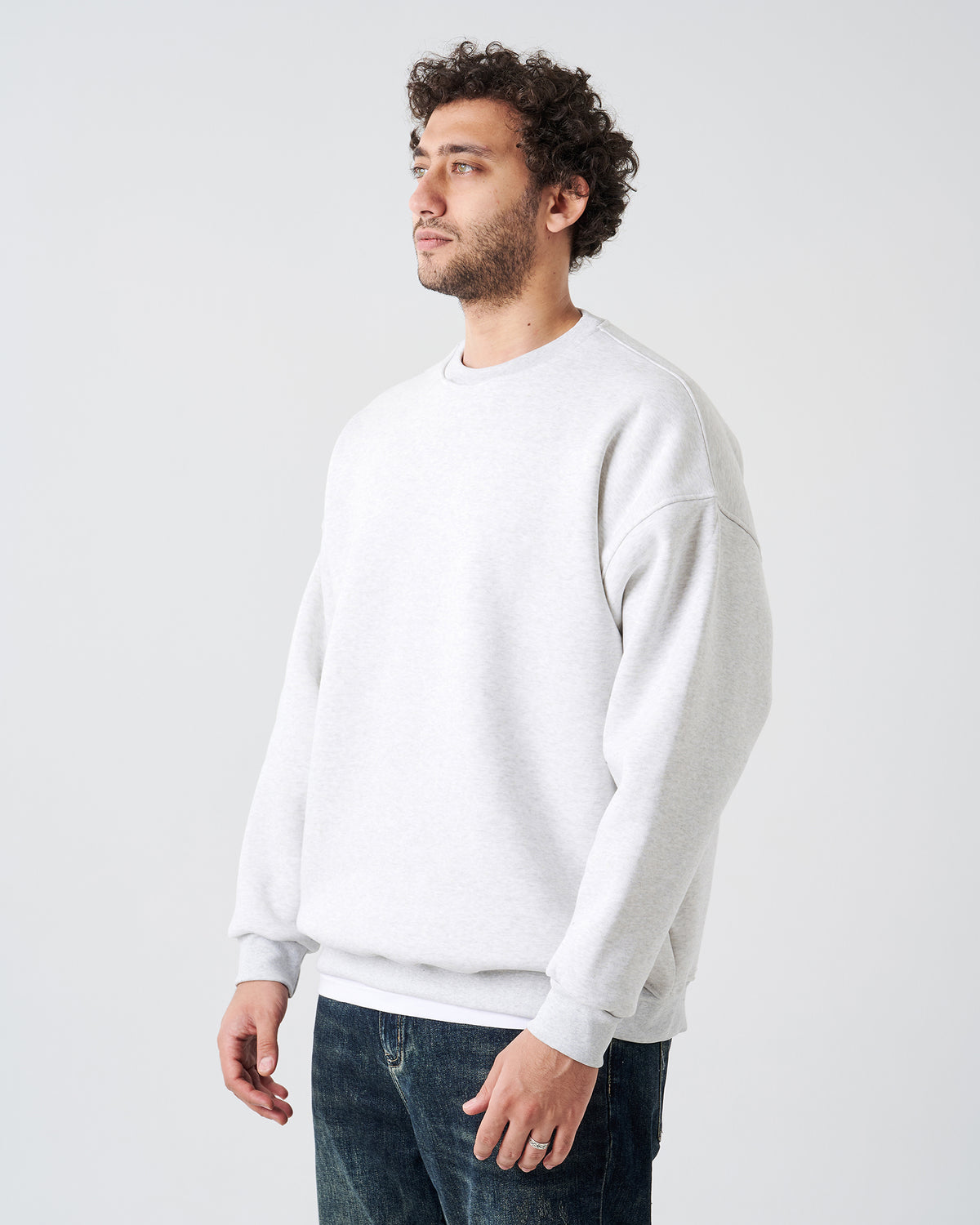 Gray Round Sweatshirt
