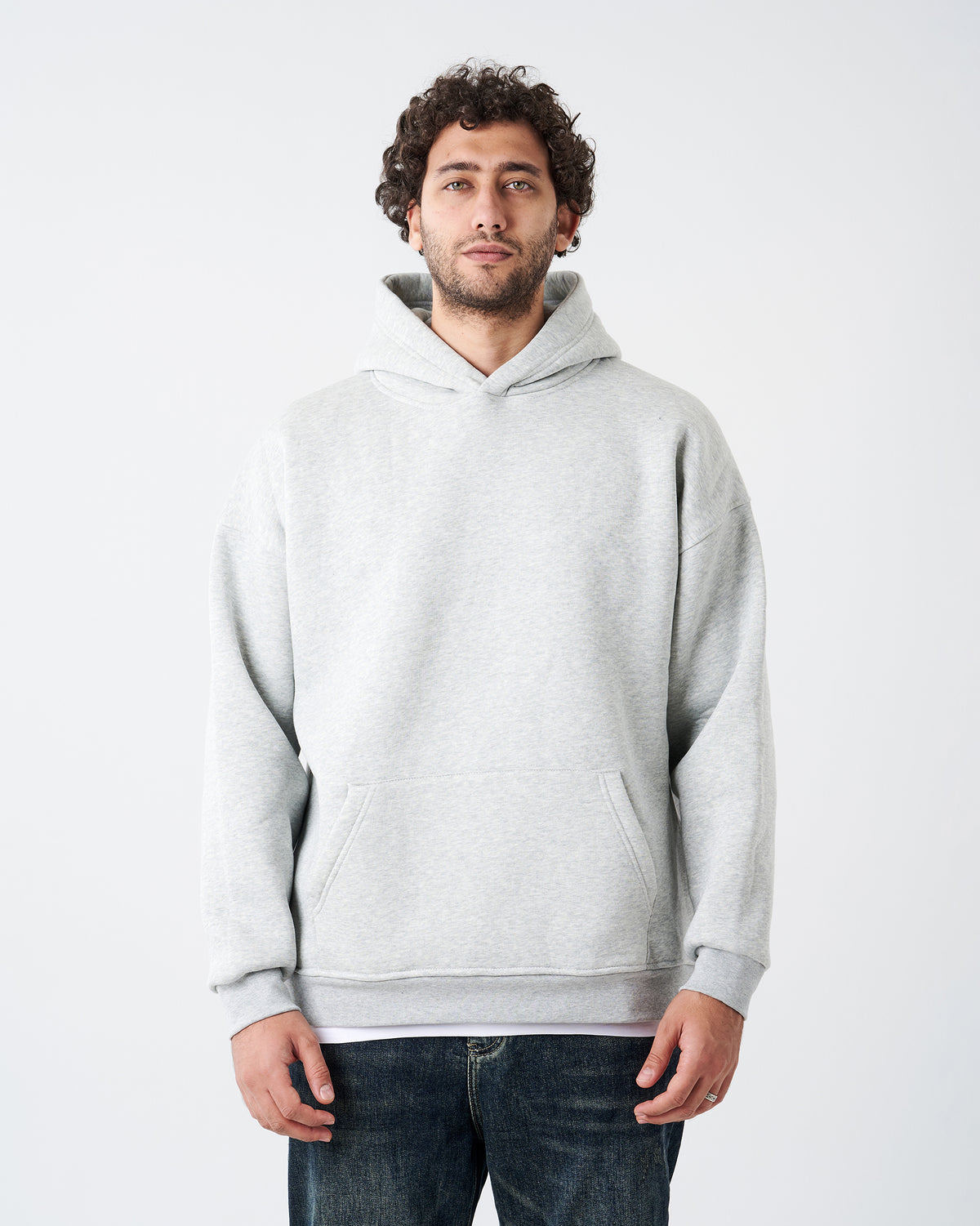 GRAY HOODIE SWEATSHIRT