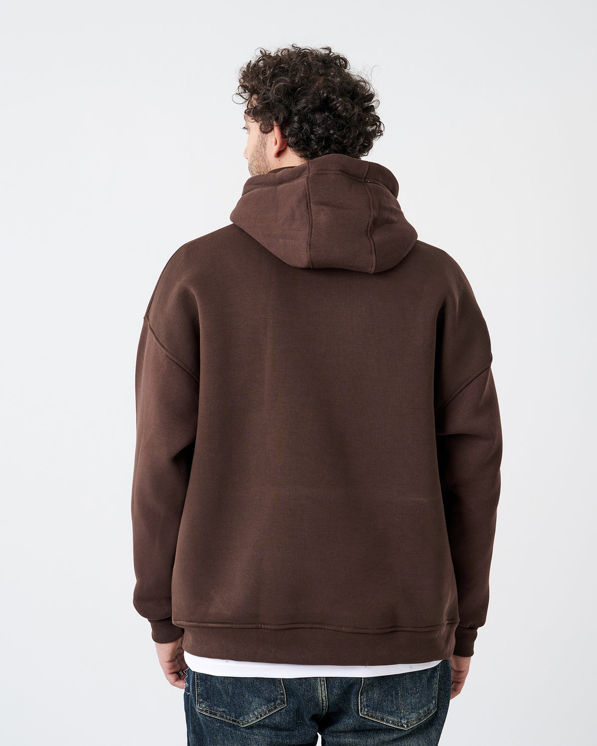 BROWN HOODIE SWEATSHIRT