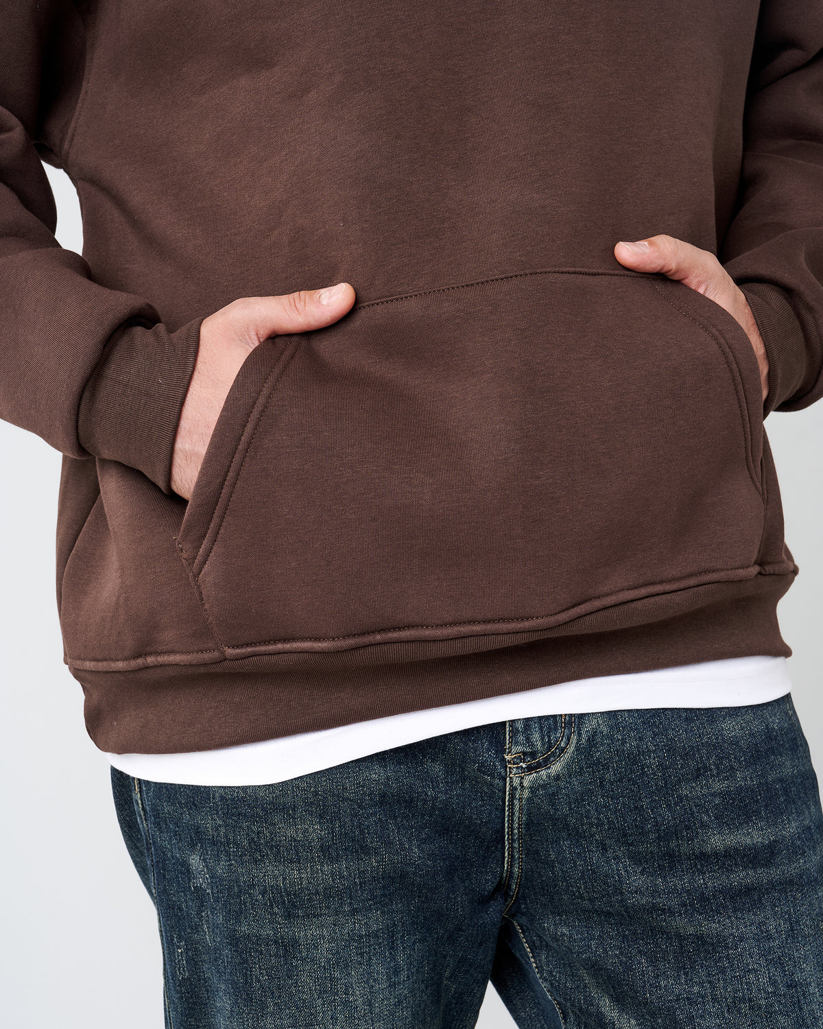 BROWN HOODIE SWEATSHIRT