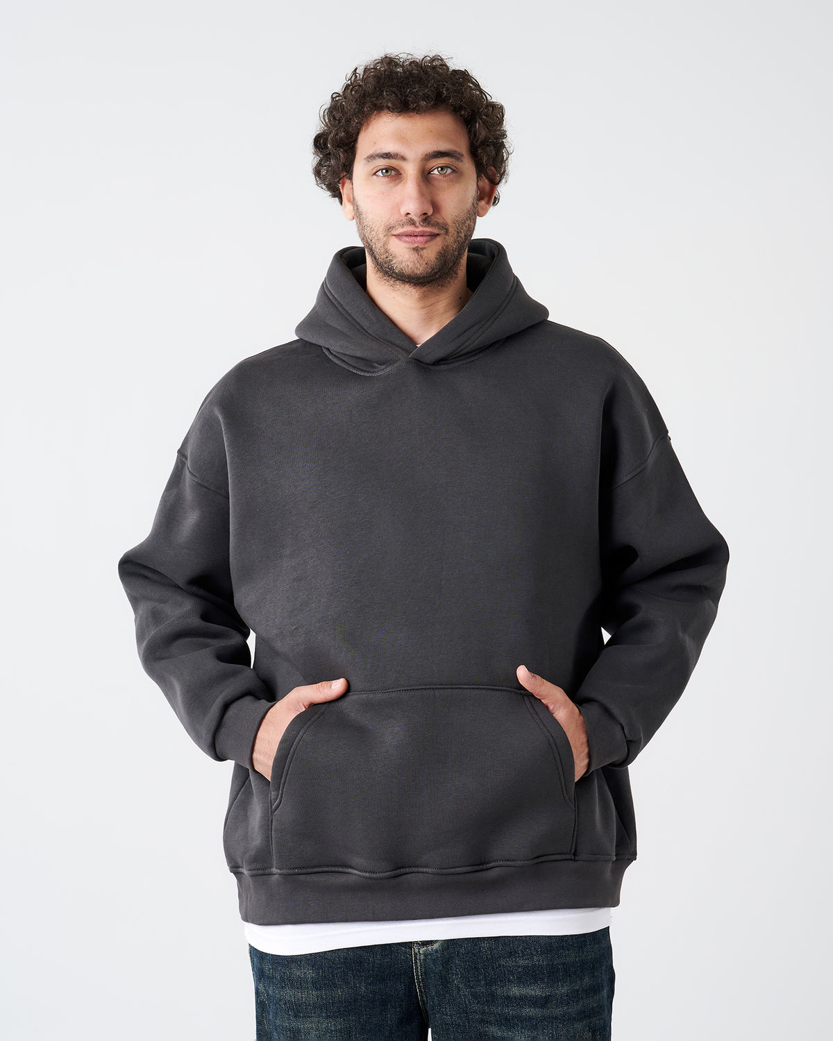 DARK GRAY HOODIE SWEATSHIRT