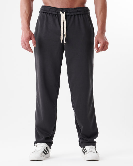 Dark Gray Straight Sweatpants
