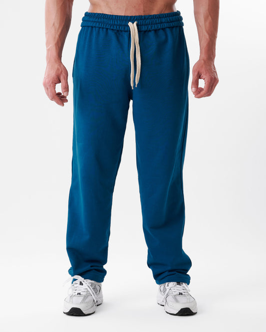 Petrol Straight Sweatpants
