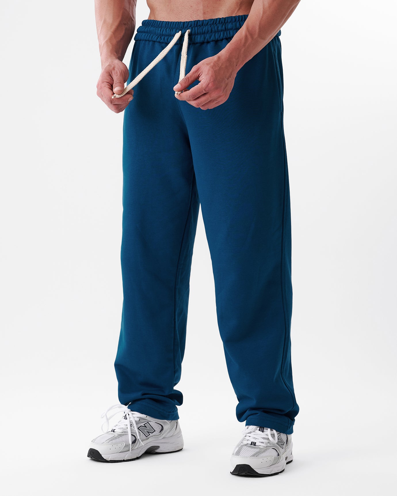Petrol Straight Sweatpants