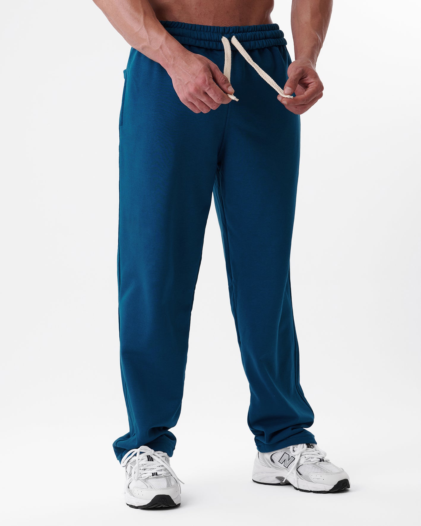Petrol Straight Sweatpants