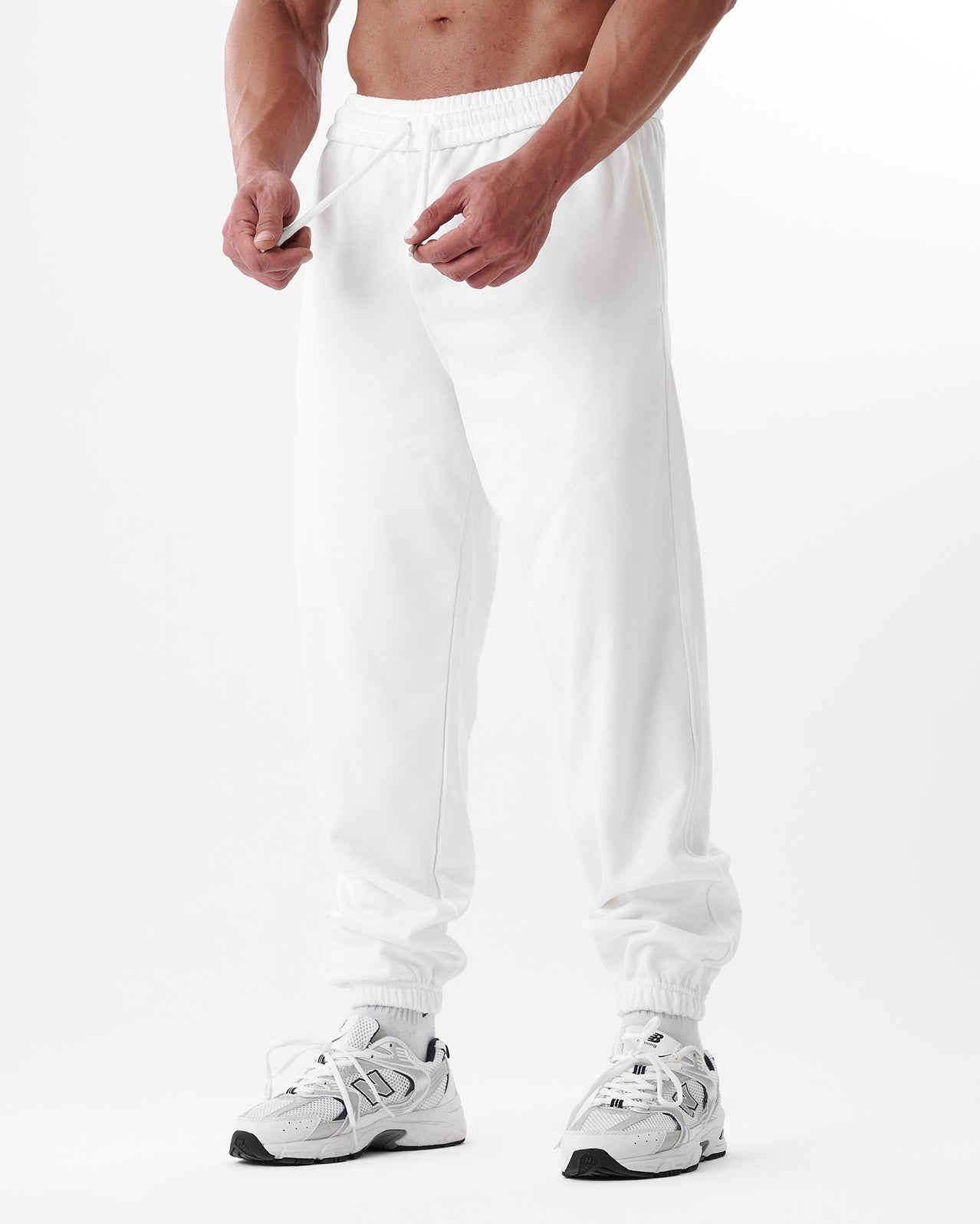 White Regular Sweatpants