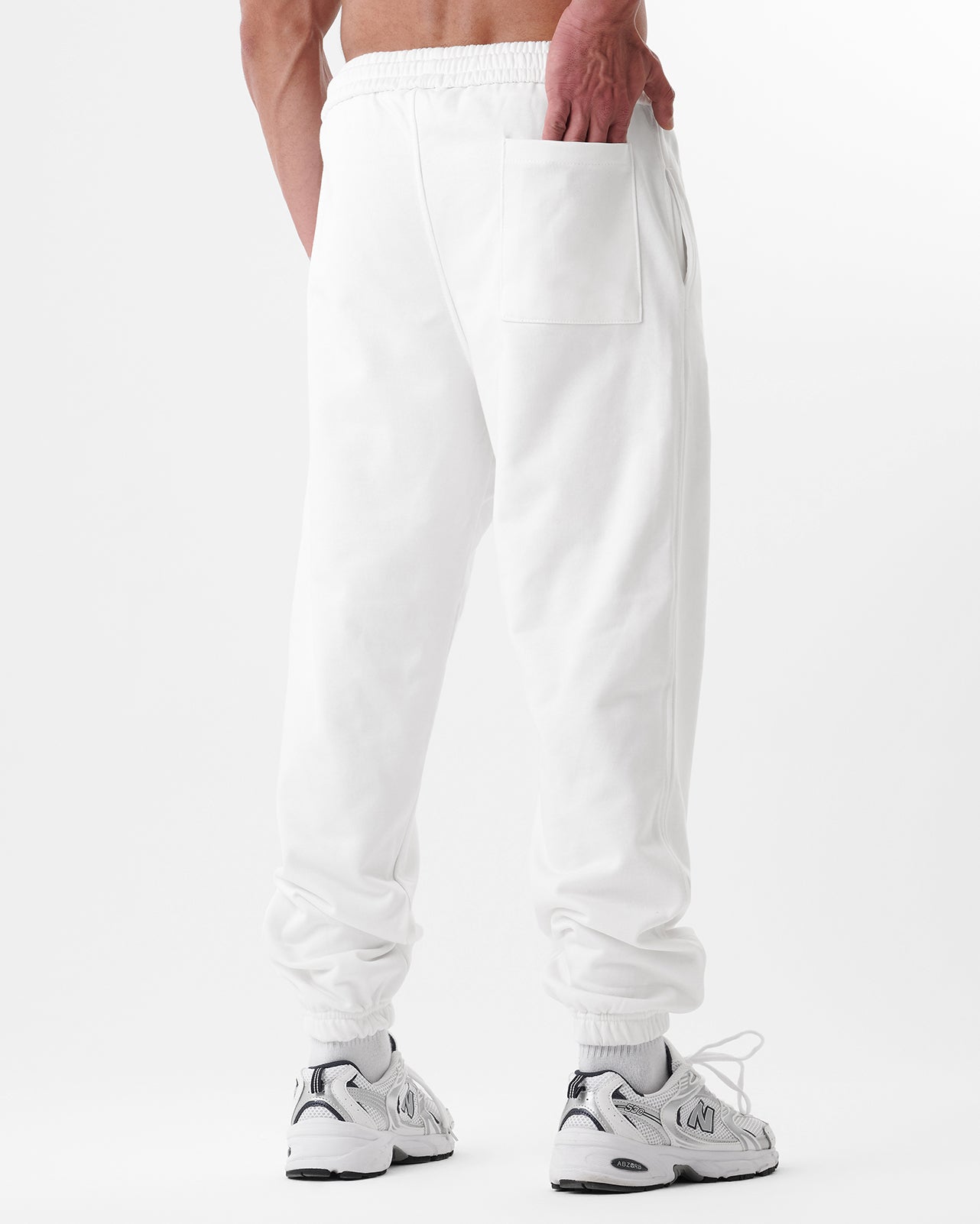 White Regular Sweatpants