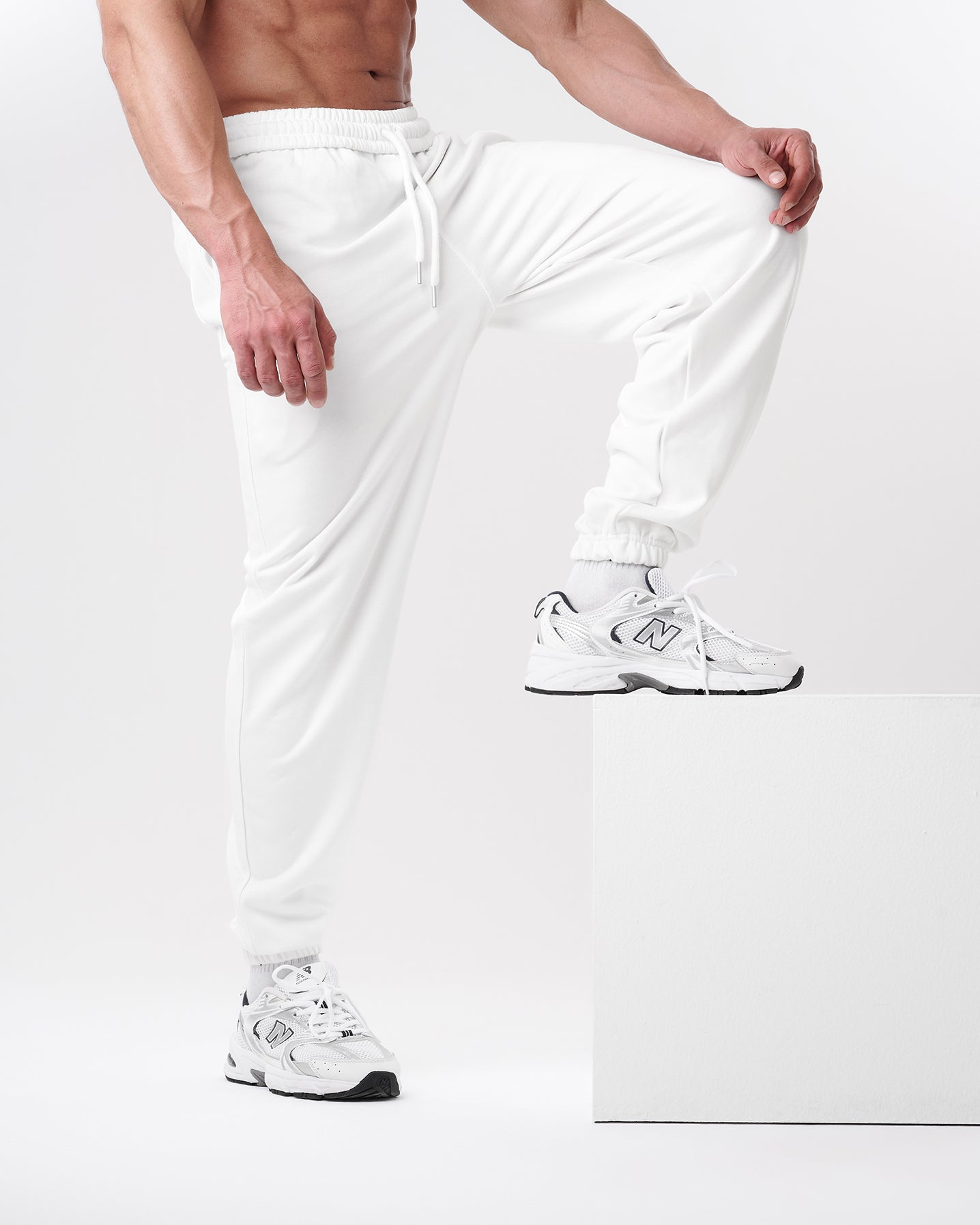 White Regular Sweatpants