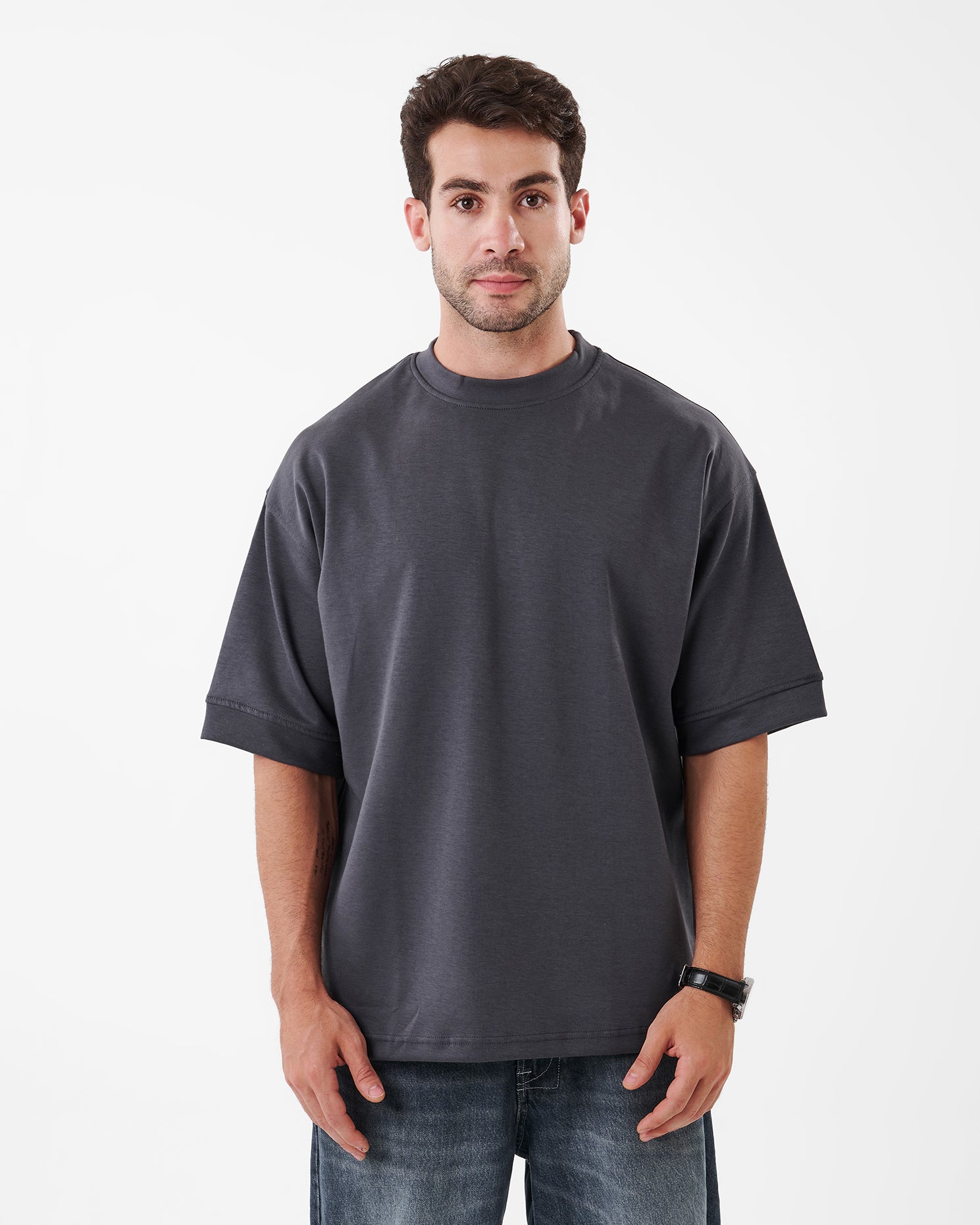 DARK GRAY T-SHIRT OVERSIZED