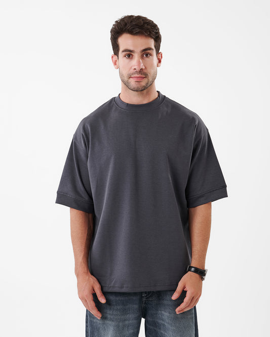 DARK GRAY T-SHIRT OVERSIZED