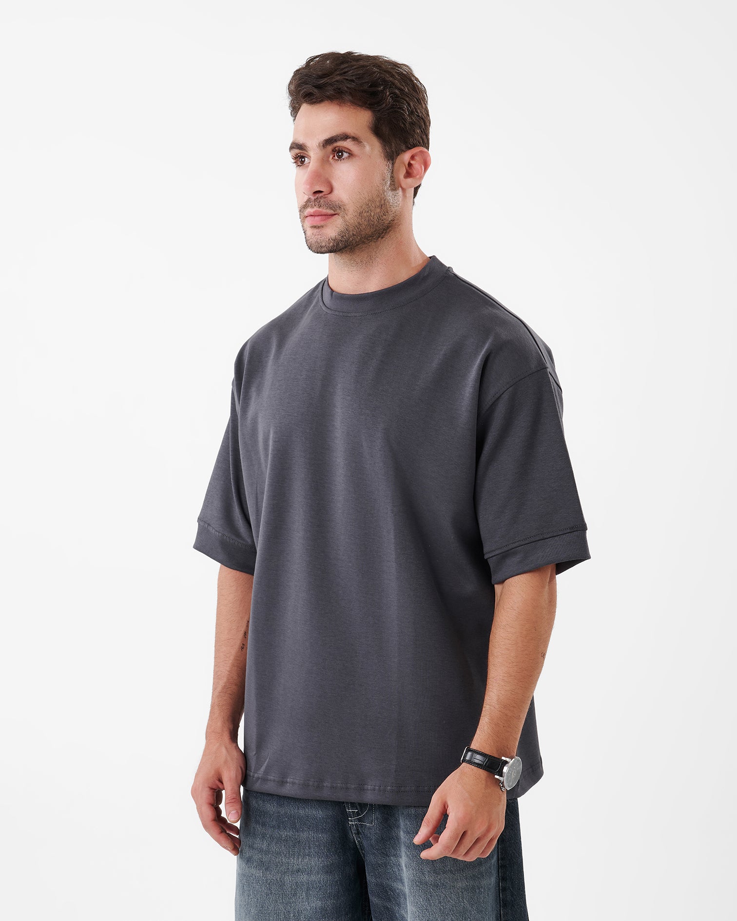 DARK GRAY T-SHIRT OVERSIZED