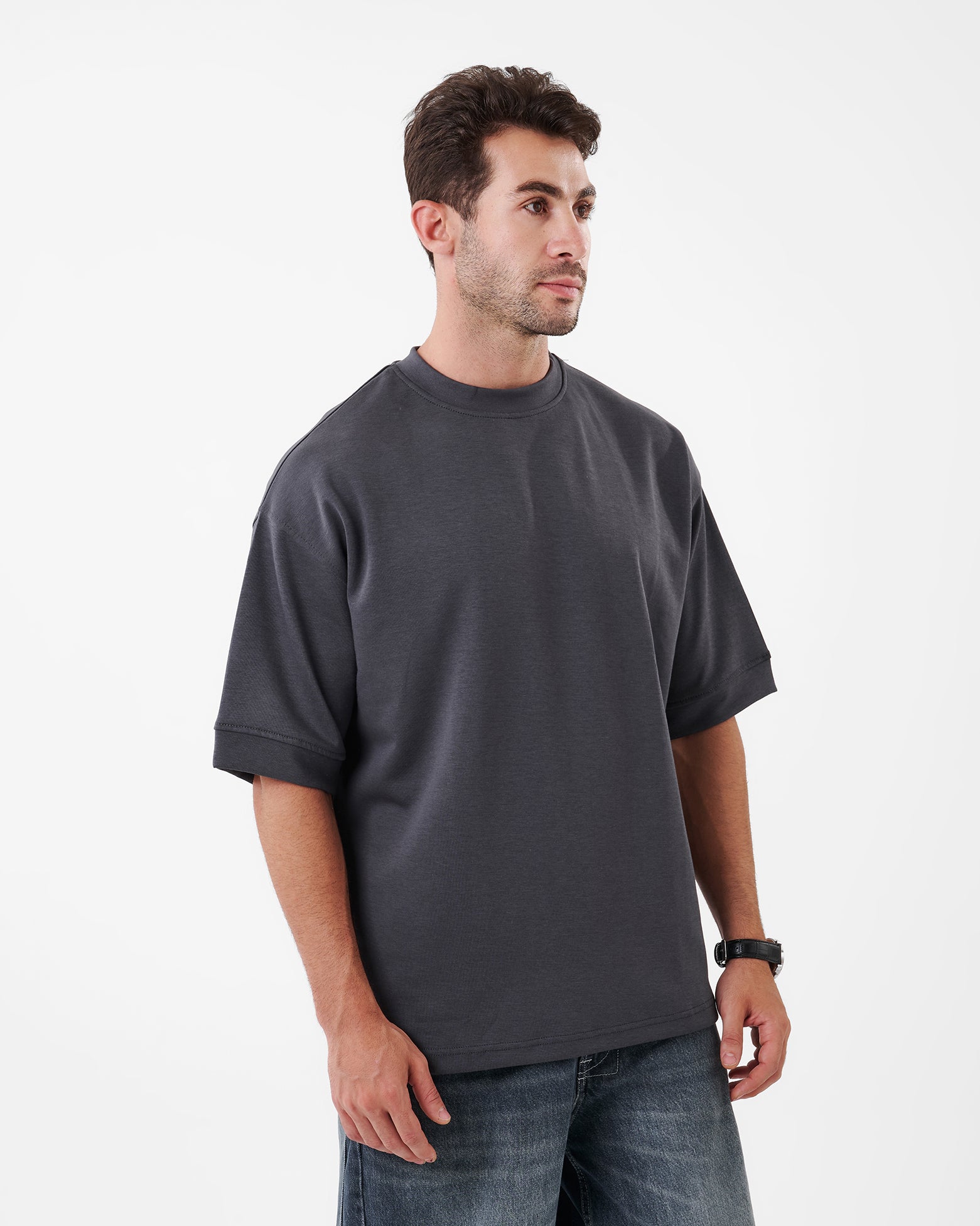 DARK GRAY T-SHIRT OVERSIZED