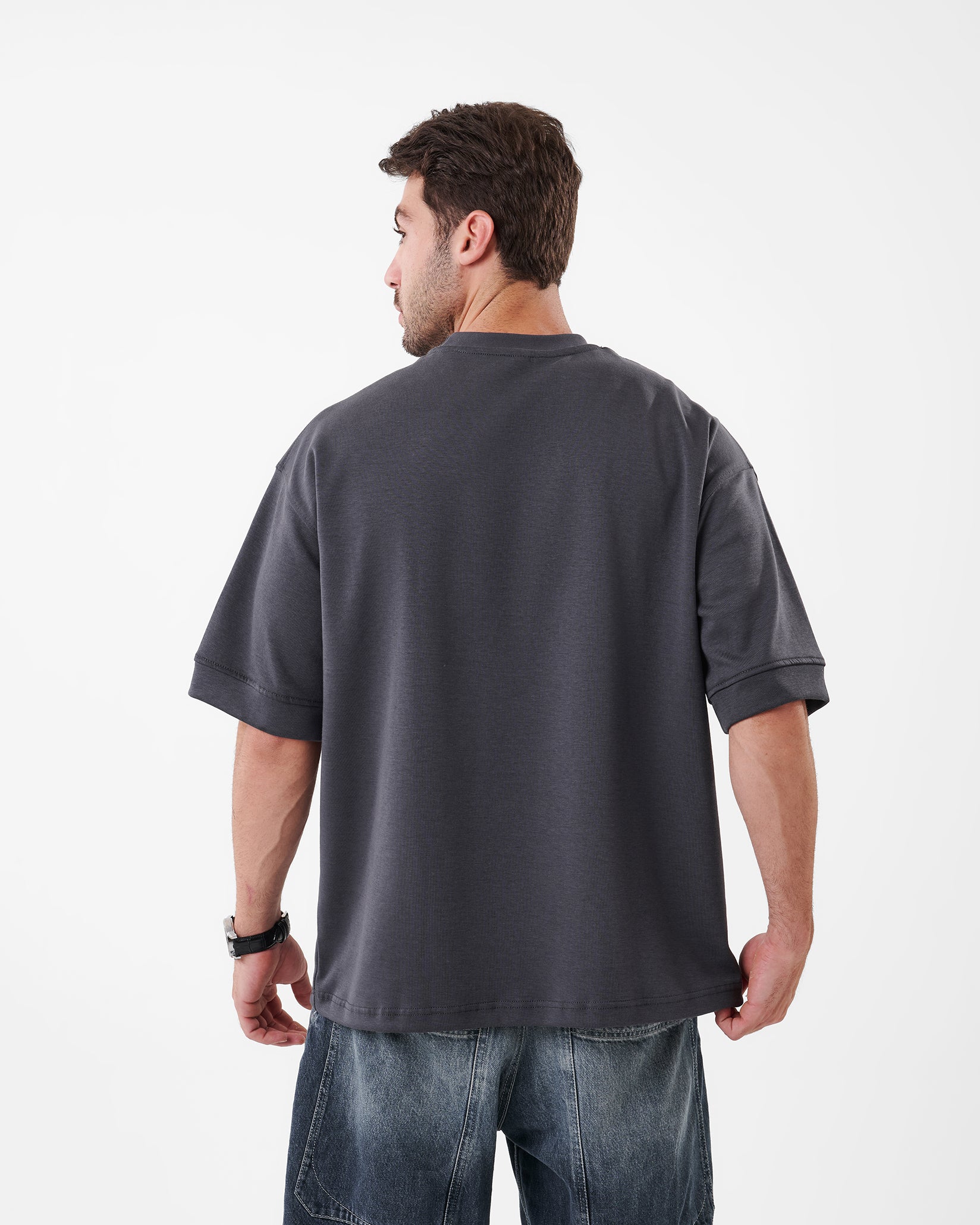 DARK GRAY T-SHIRT OVERSIZED
