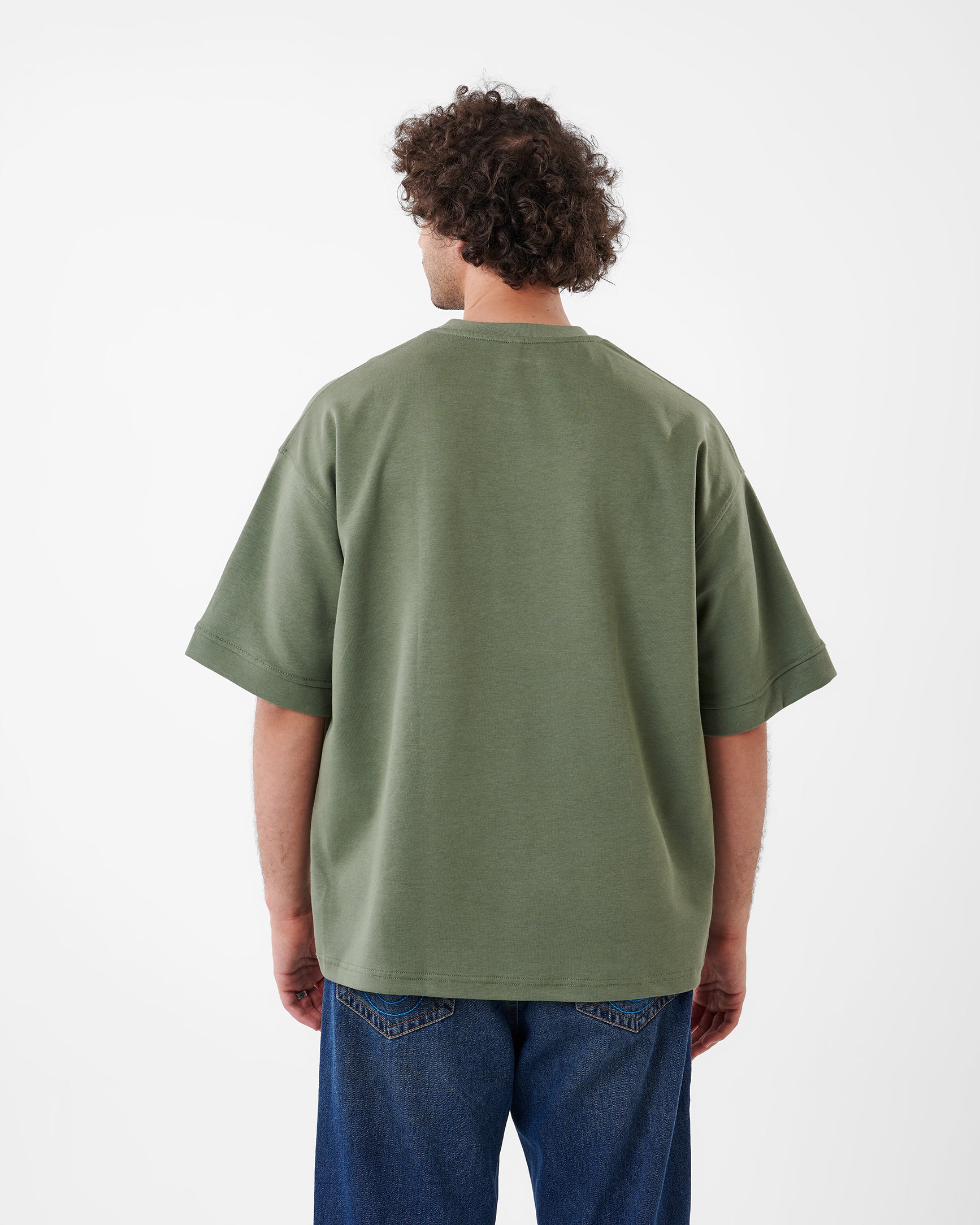 KHAKI T-SHIRT OVERSIZED