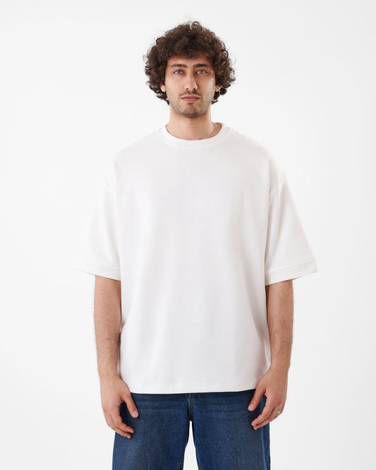 WHITE T-SHIRT OVERSIZED