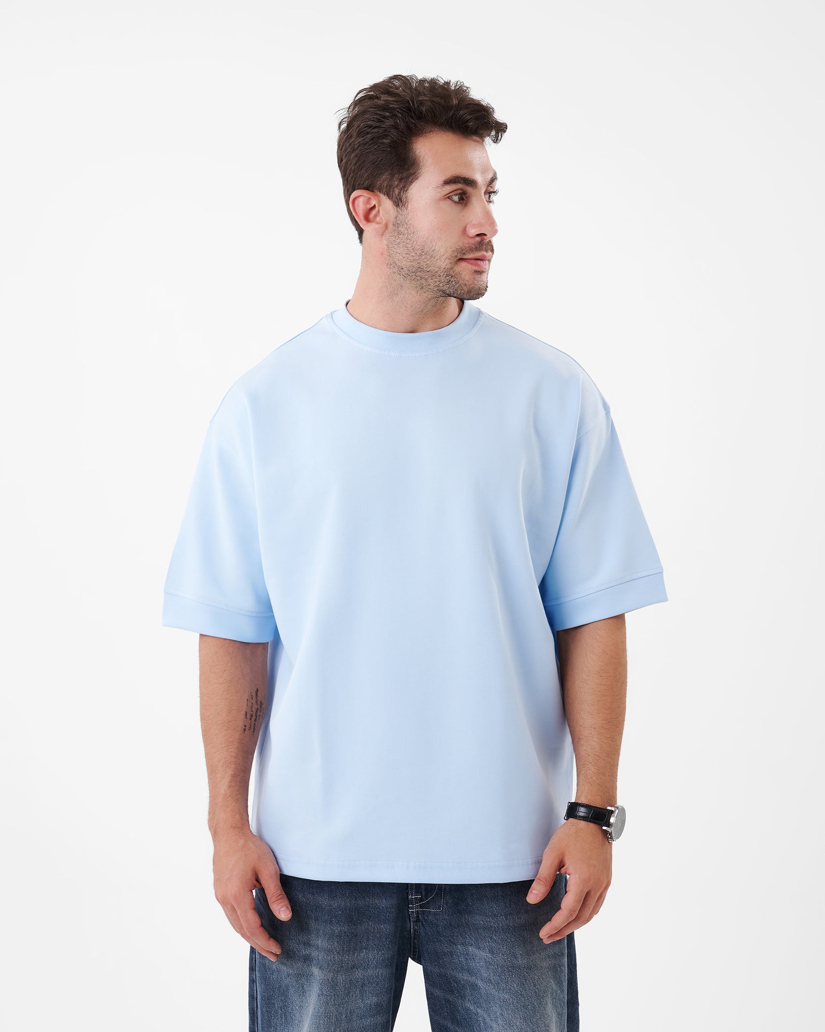 BABY BLUE T-SHIRT OVERSIZED