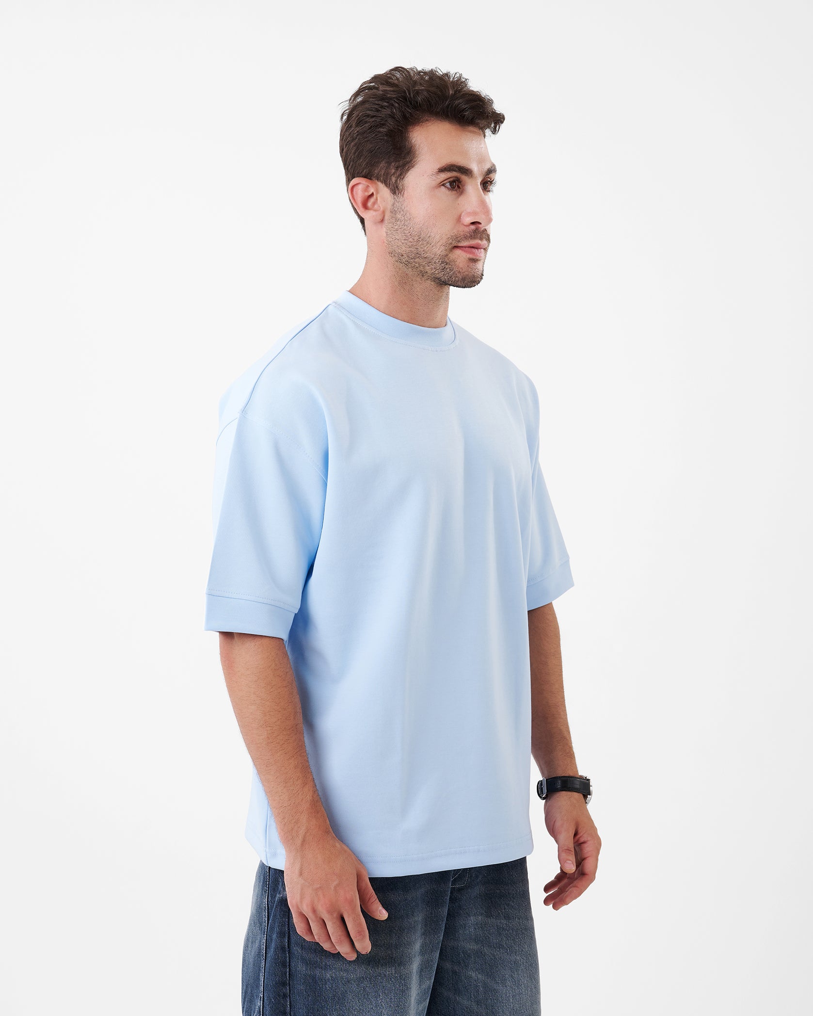 BABY BLUE T-SHIRT OVERSIZED
