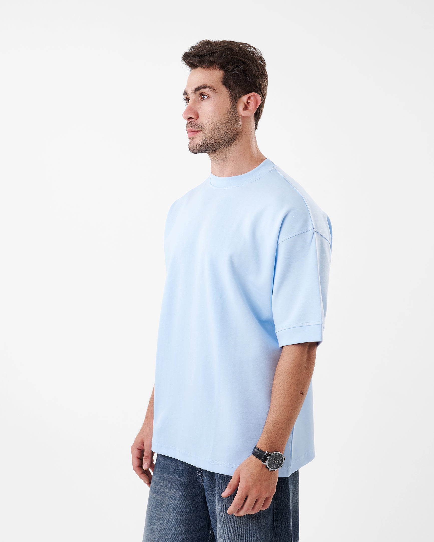 BABY BLUE T-SHIRT OVERSIZED