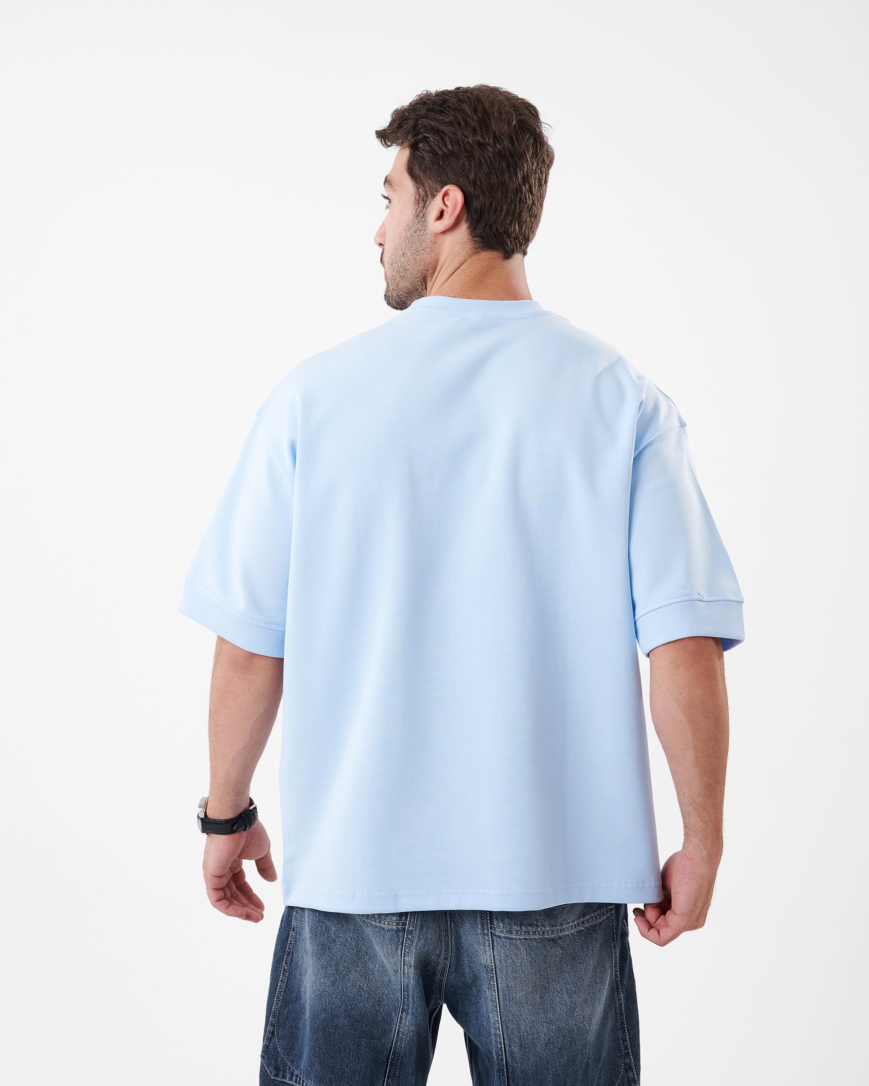 BABY BLUE T-SHIRT OVERSIZED