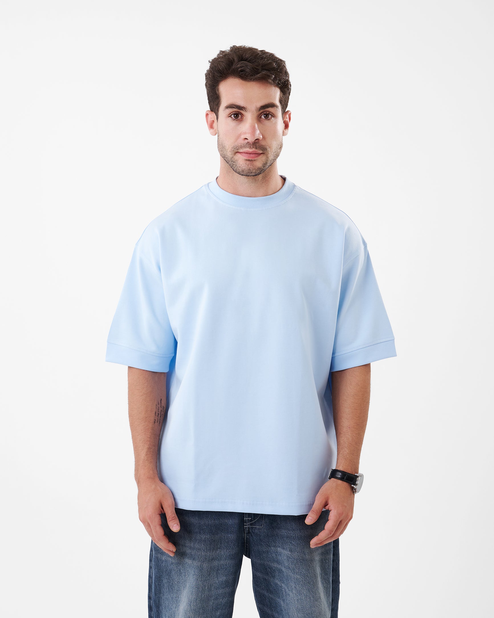 BABY BLUE T-SHIRT OVERSIZED