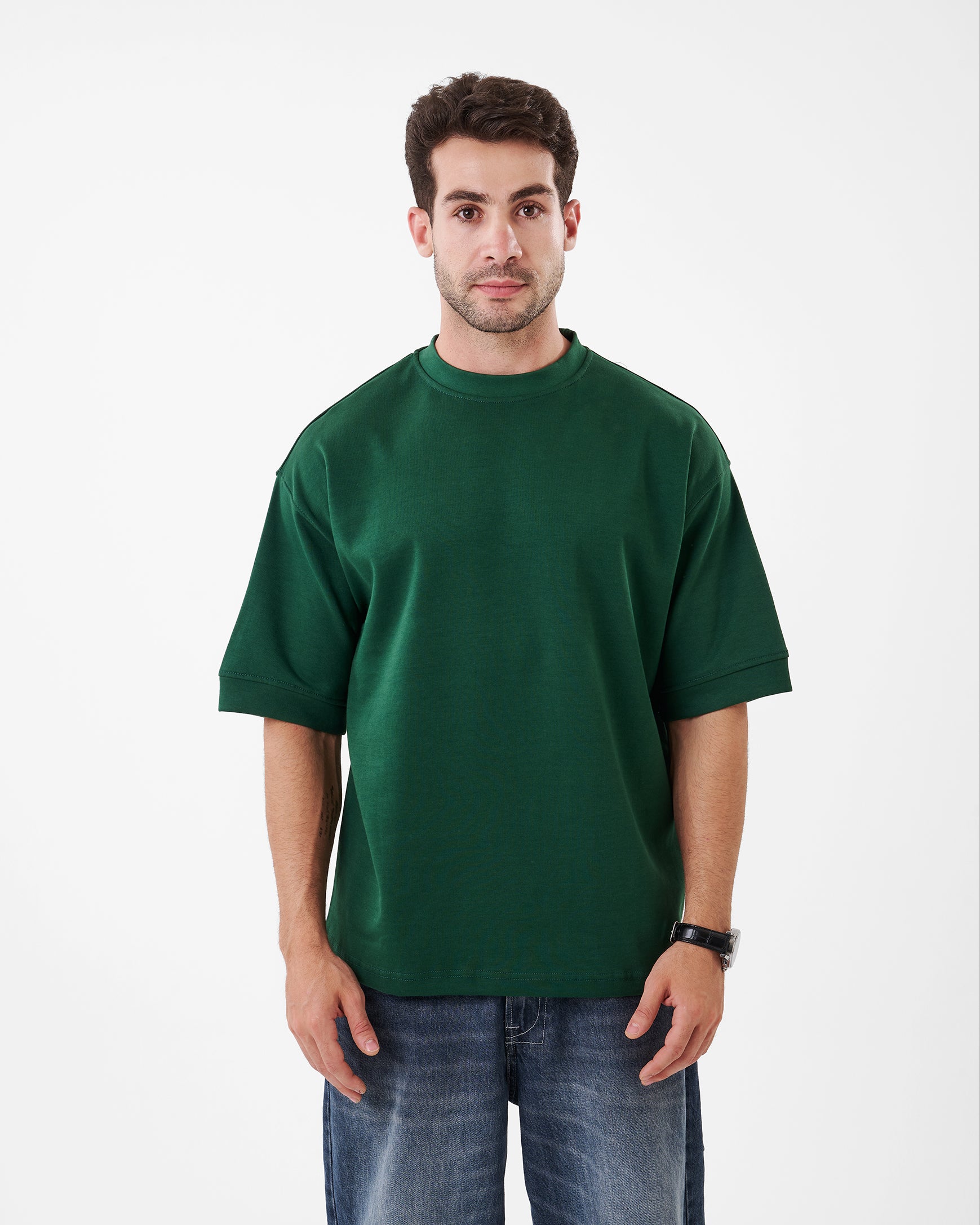 GREEN T-SHIRT OVERSIZED