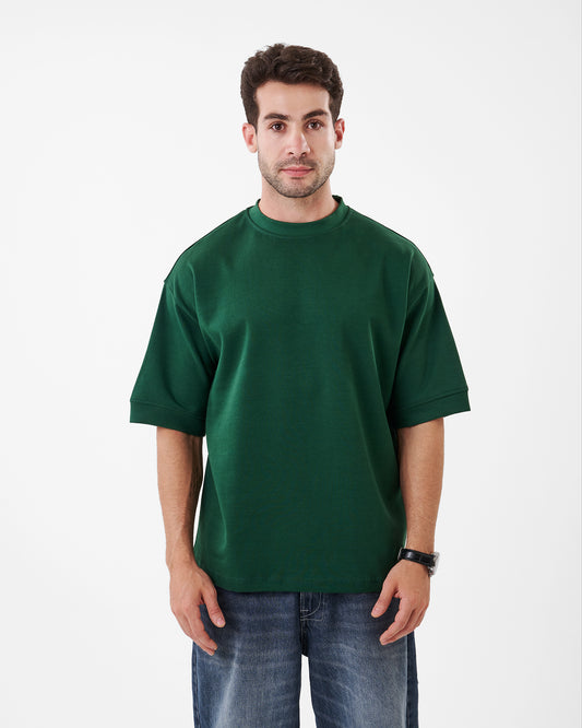 GREEN T-SHIRT OVERSIZED