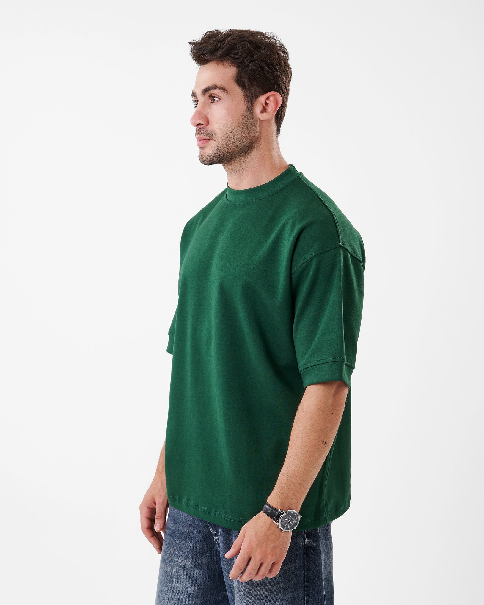 GREEN T-SHIRT OVERSIZED