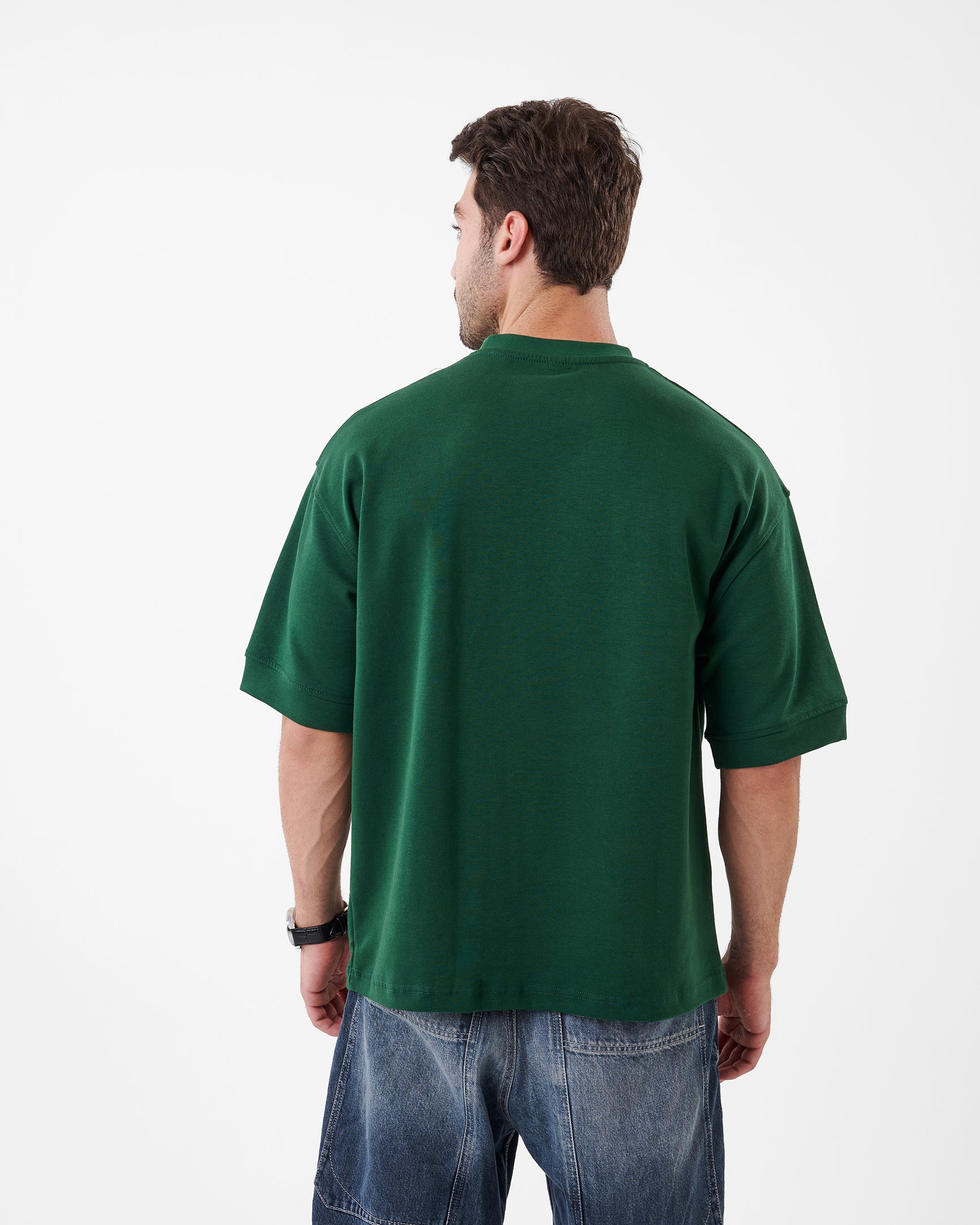 GREEN T-SHIRT OVERSIZED