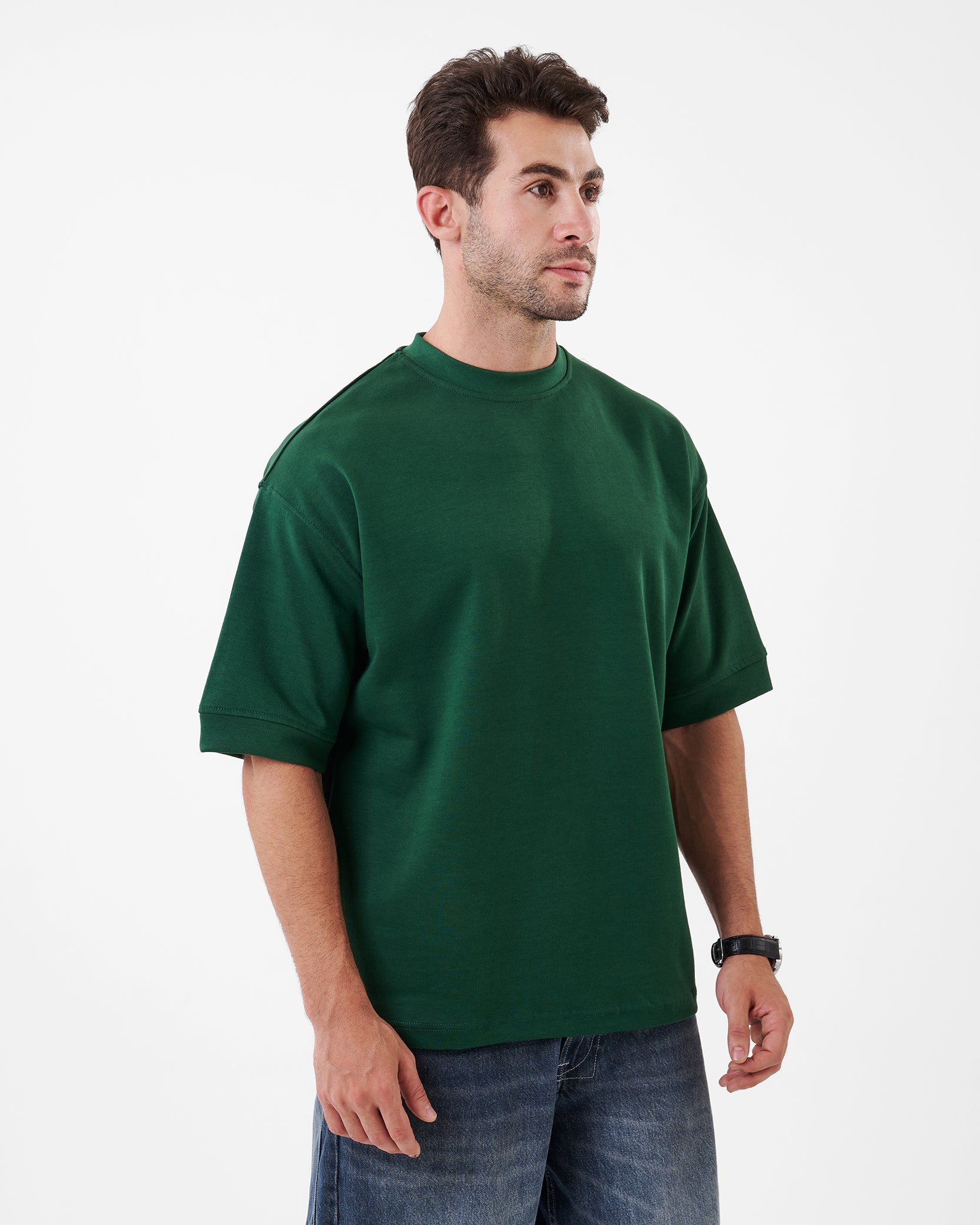GREEN T-SHIRT OVERSIZED