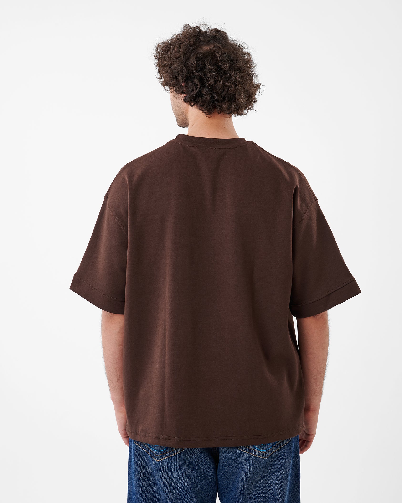 BROWN T-SHIRT OVERSIZED