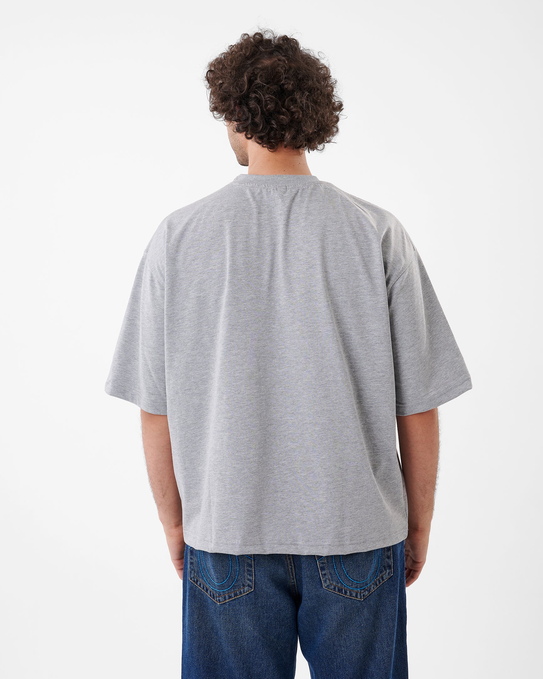 GRAY T-SHIRT OVERSIZED