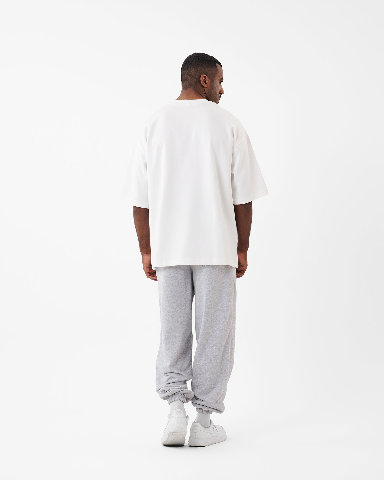 WHITE PRINTED NEW YORK T-SHIRT OVERSIZED