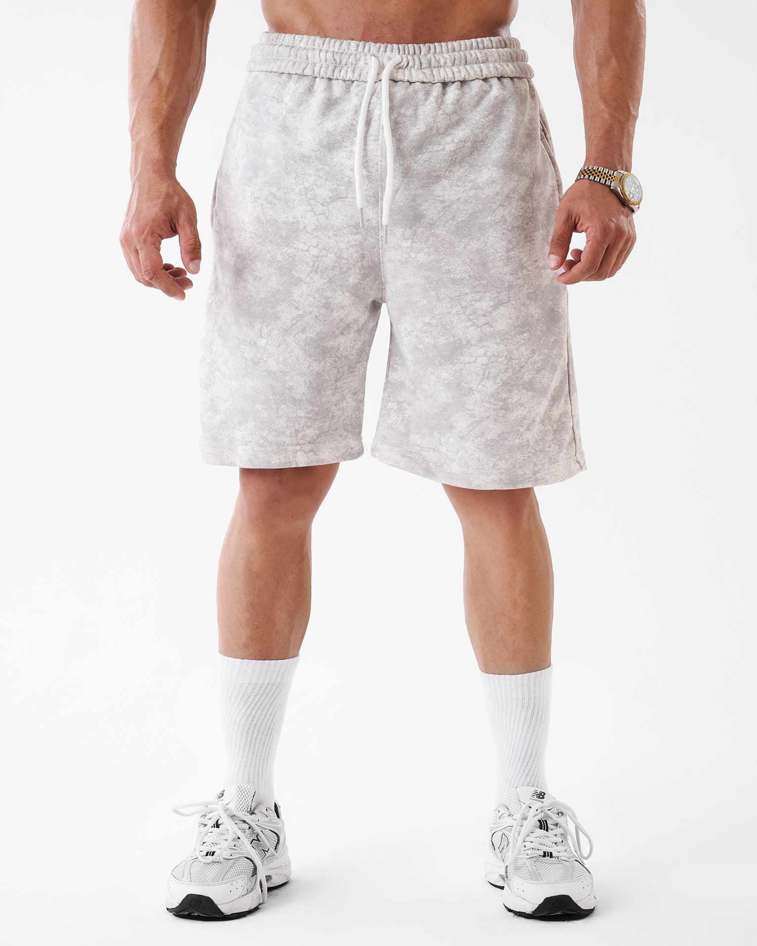 TIE-DYE WHITE SHORT