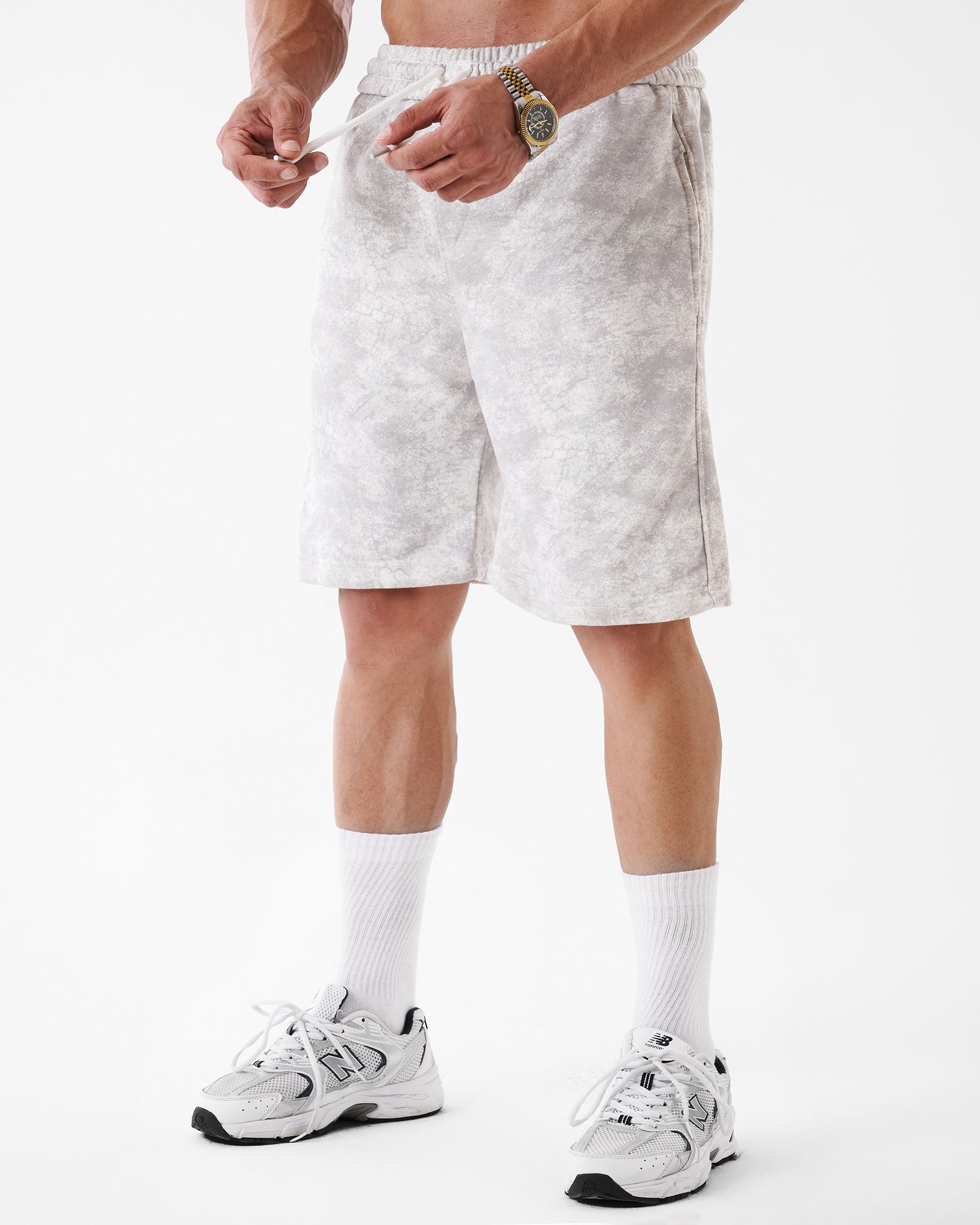 TIE-DYE WHITE SHORT