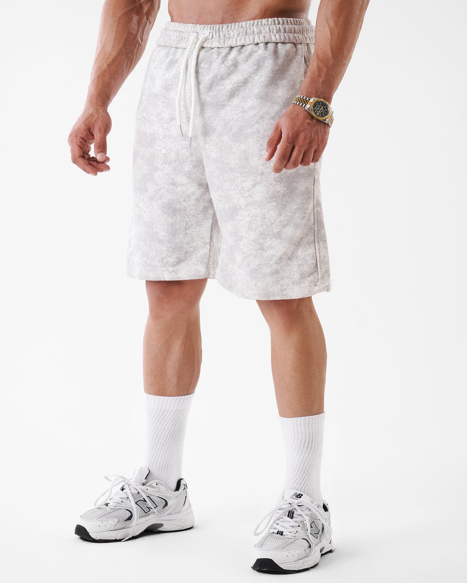 TIE-DYE WHITE SHORT