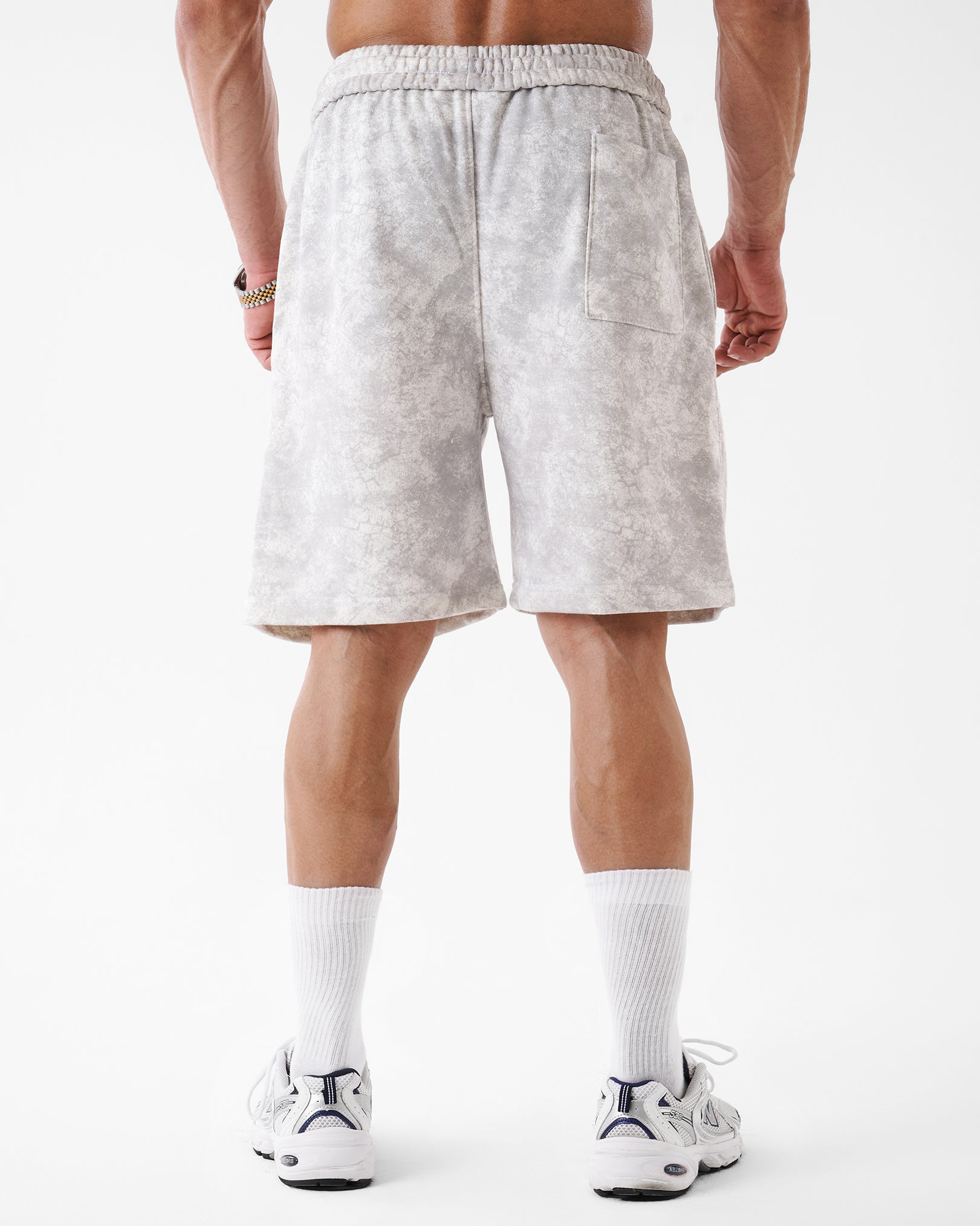 TIE-DYE WHITE SHORT