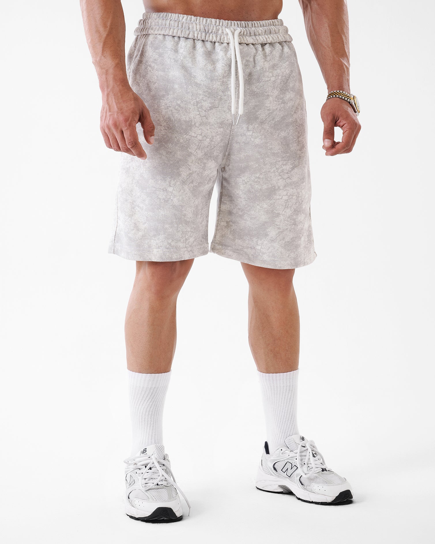 TIE-DYE WHITE SHORT