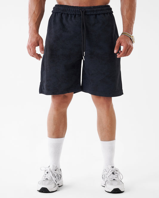 TIE-DYE BLACK SHORT