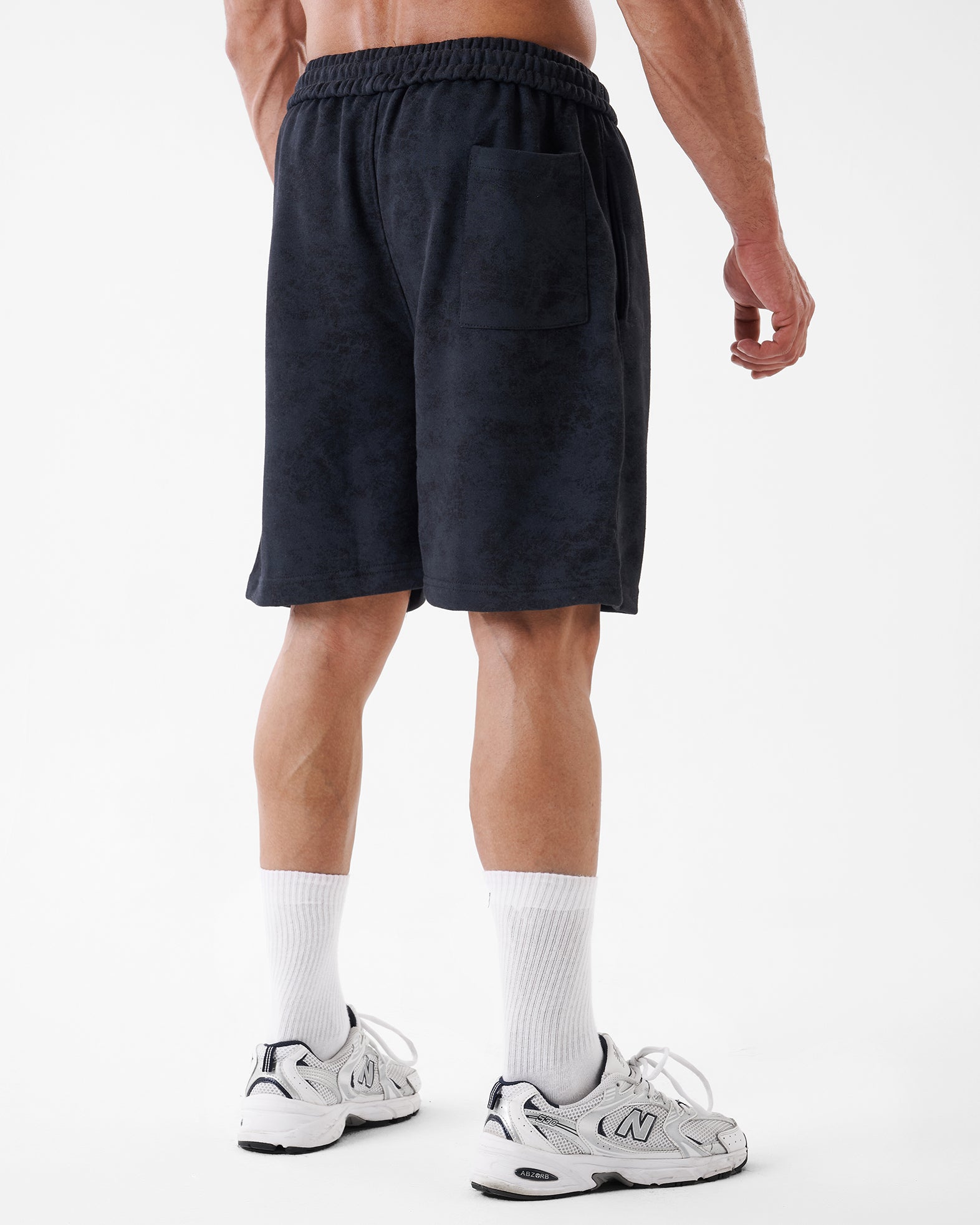 TIE-DYE BLACK SHORT
