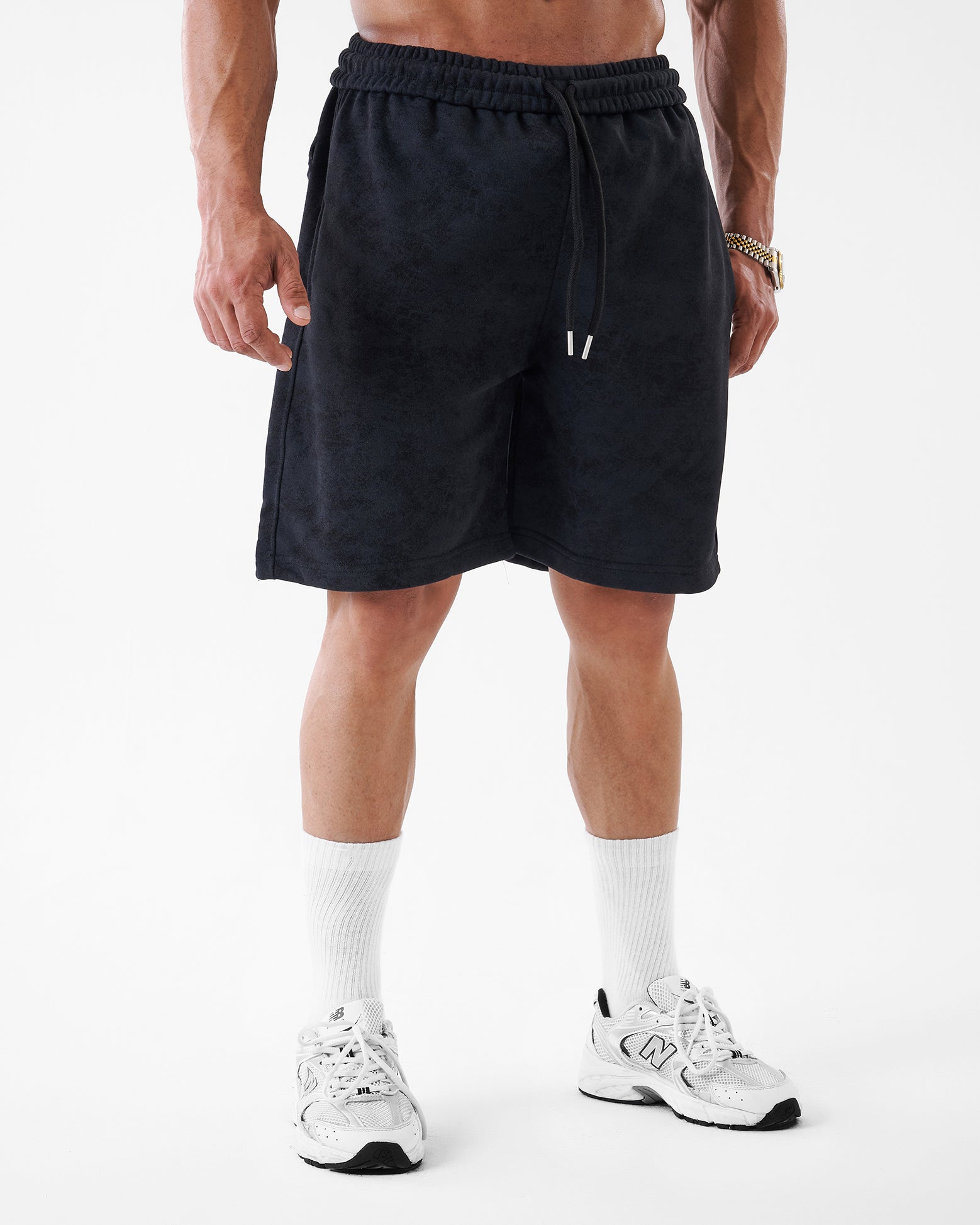 TIE-DYE BLACK SHORT