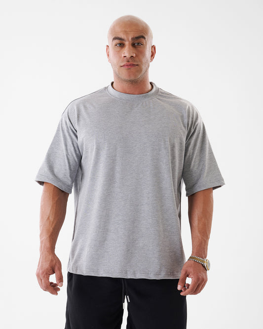 GRAY T-SHIRT OVERSIZED