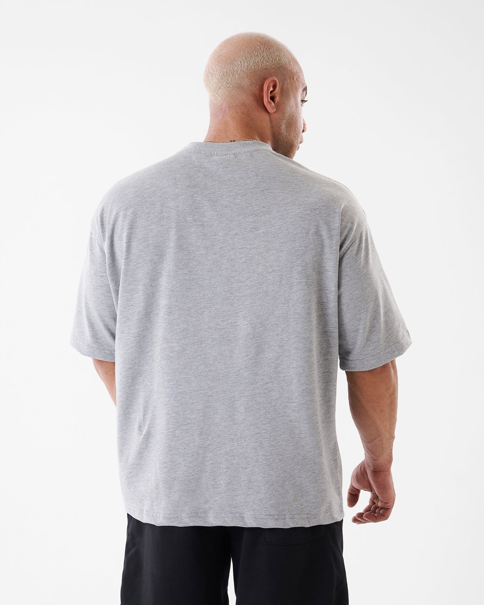 GRAY T-SHIRT OVERSIZED